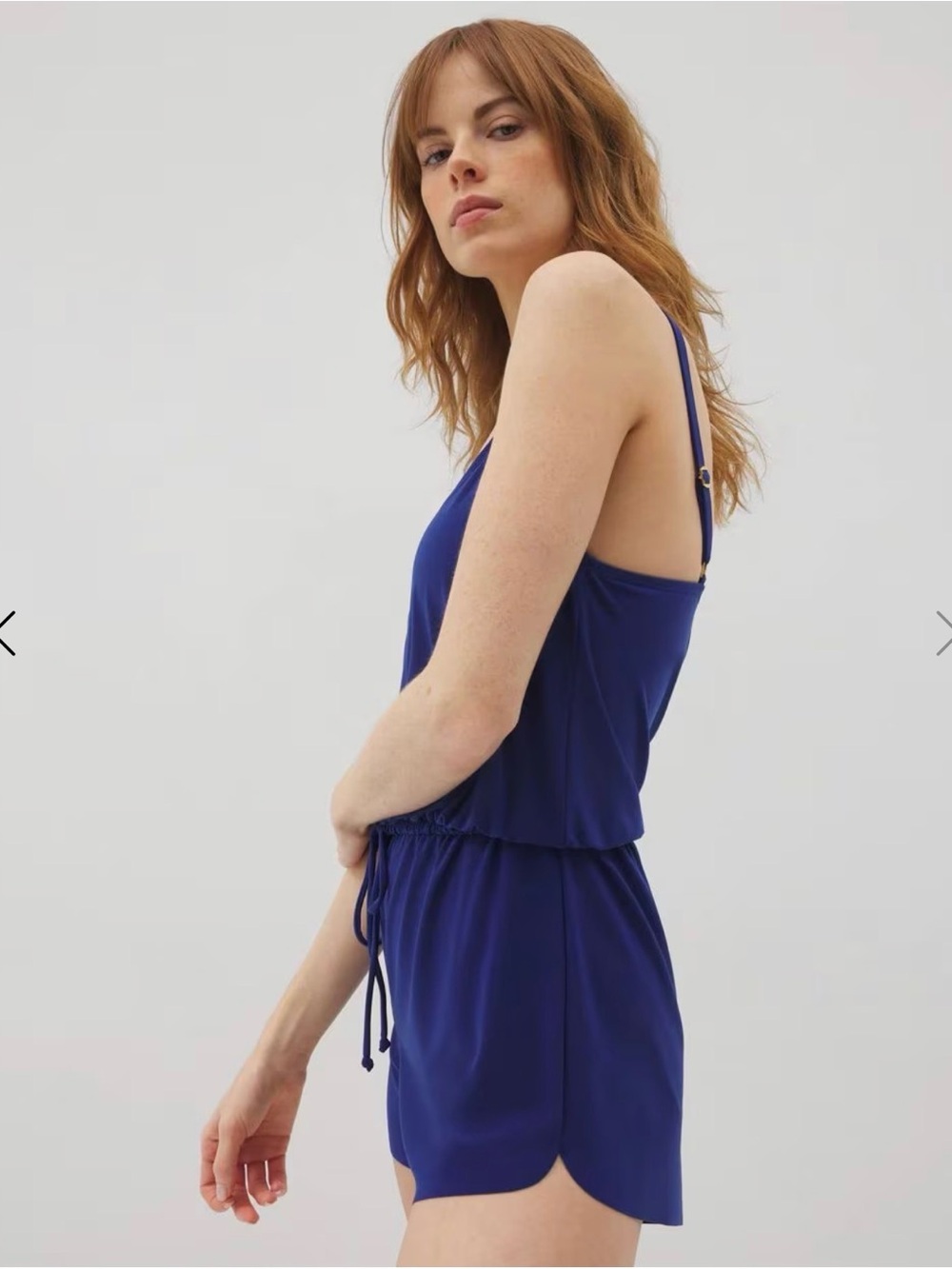 Soma Beyond Control Romper Swimsuit Deep Sea Blue size 12 - Picture 4 of 4